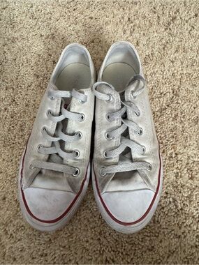Kids white converse 🤍